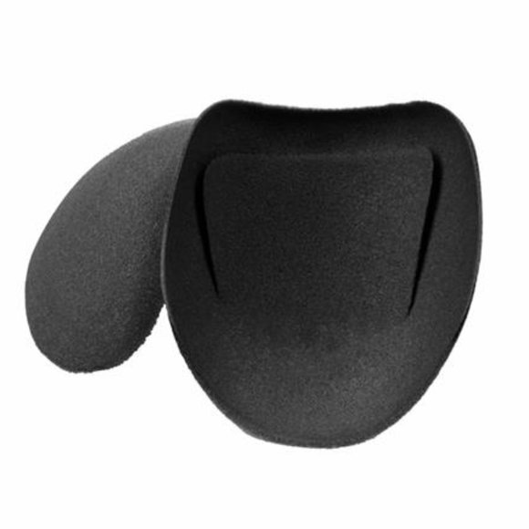 Natural Shoulder Pads in Charcoal NWT - Picture 5 of 13